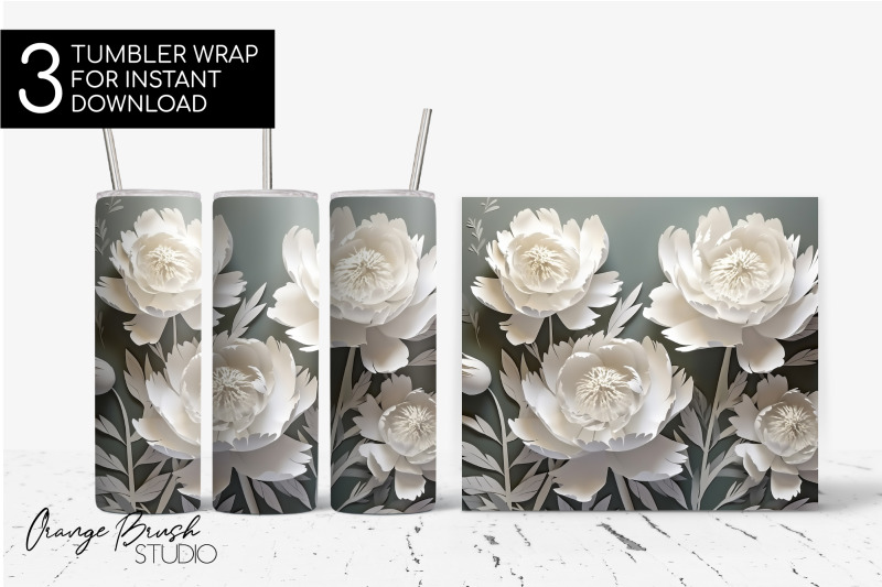 3d-flowers-tumbler-wrap-3d-sublimation-designs-bundle