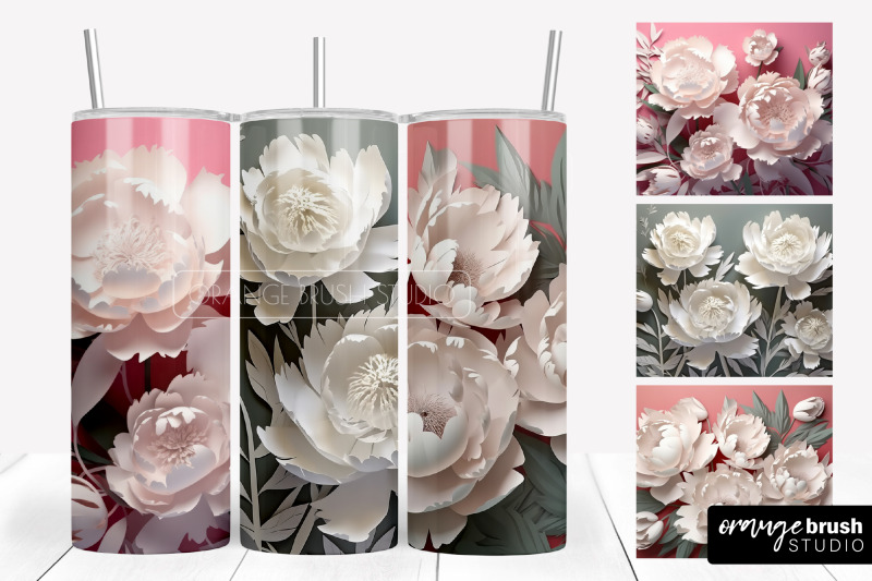 3d-flowers-tumbler-wrap-3d-sublimation-designs-bundle