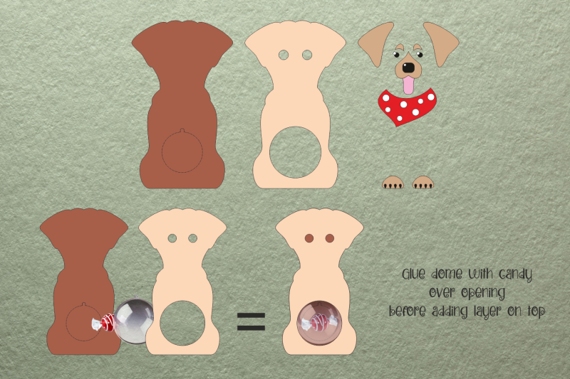 labrador-retriever-candy-dome-template