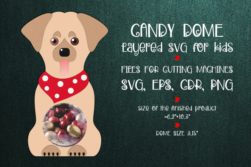 labrador-retriever-candy-dome-template