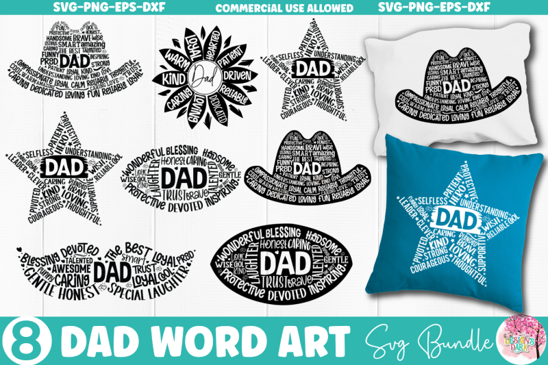 dad-word-art-svg-bundle