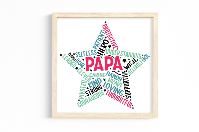 father-039-s-day-star-shape-svg-bundle