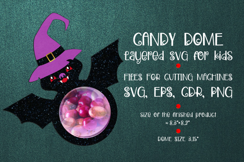 halloween-bat-candy-dome-template