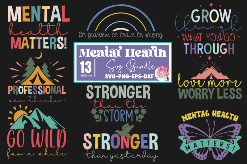 mental-health-svg-bundle