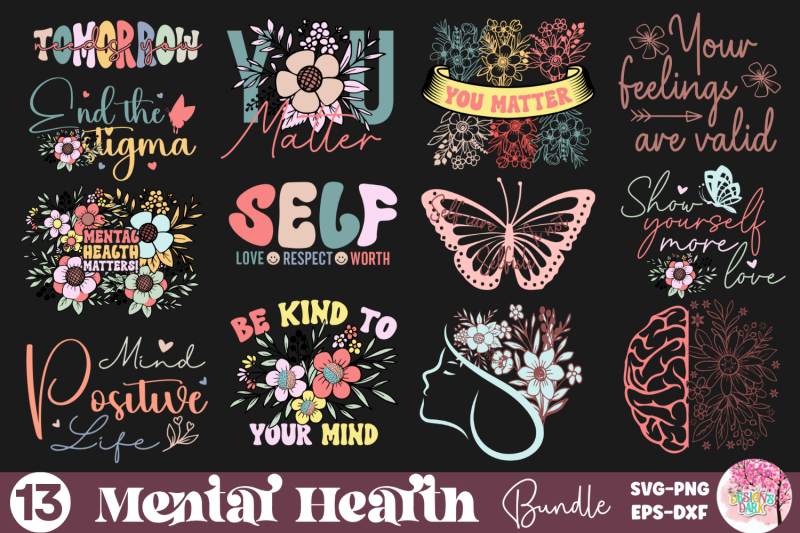 mental-health-svg-bundle