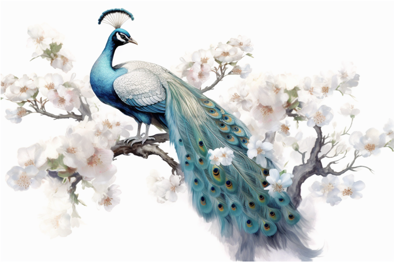 exquisite-peacock-watercolor-collection