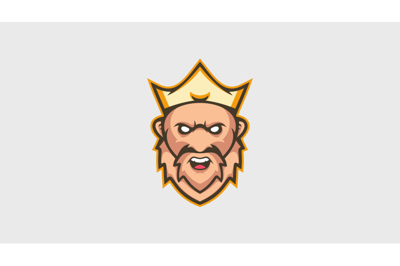 angry-king-head-with-crown-logo-cartoon-design-abstract-vector-templat