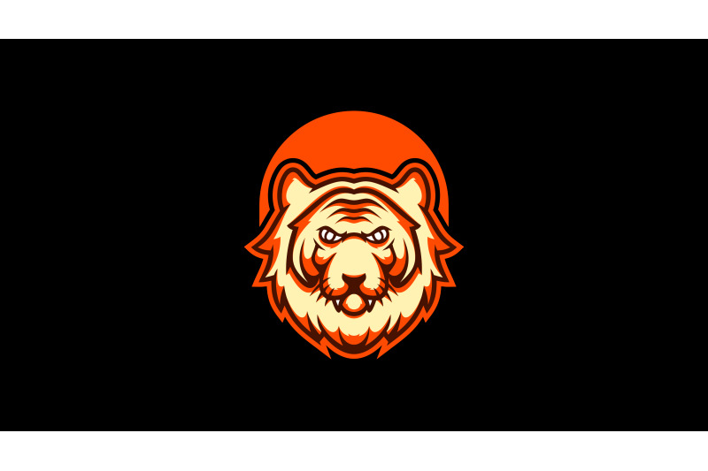 angry-tiger-head-logo-cartoon-design-abstract-vector-template