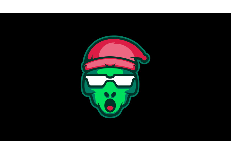 cool-alien-with-glasses-and-sleeping-cap-logo-cartoon-design-abstract