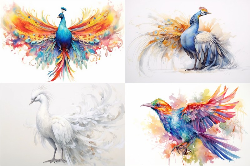 majestic-birds-watercolor-collection