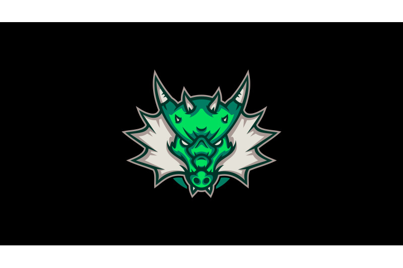 dragon-head-logo-cartoon-design-abstract-vector-template