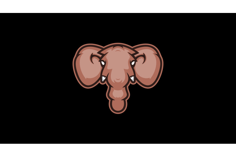 elephant-head-logo-cartoon-design-abstract-vector-template