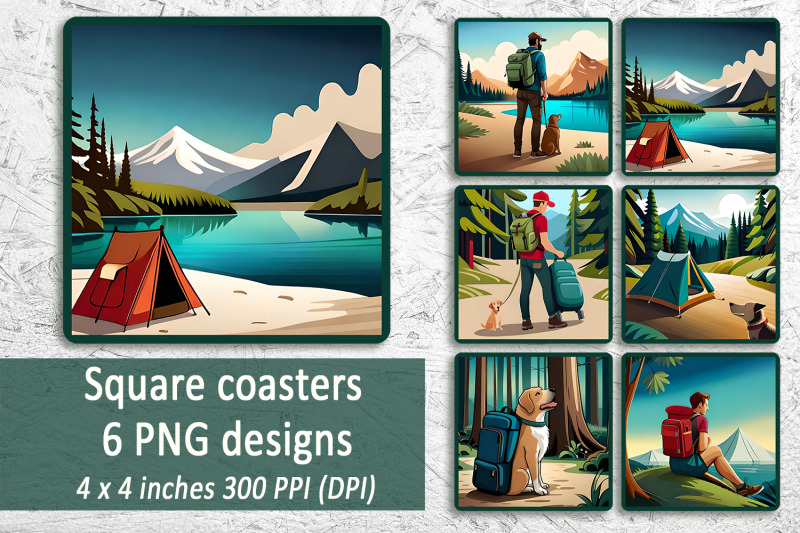camping-square-coasters-sublimation-coaste-bundle-png