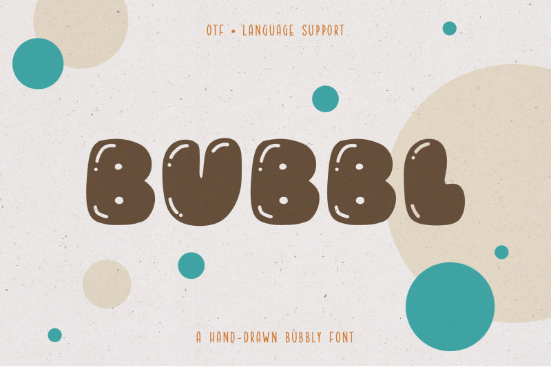 bubbl-font