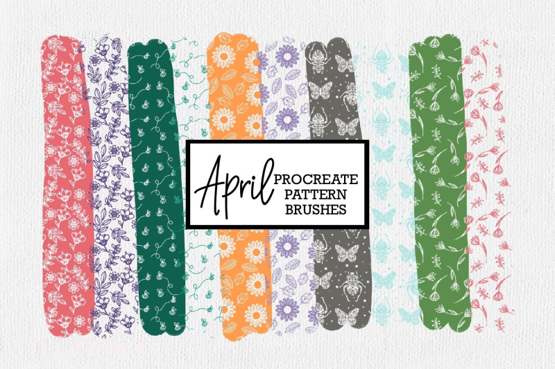 spring-flowers-procreate-pattern-brushes-april