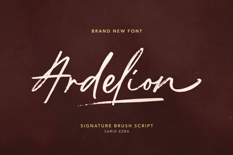 ardelion-signature-brush-script