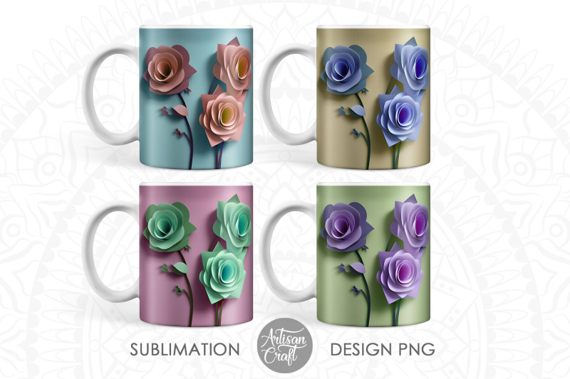 3d-flower-mug-wrap-3d-paper-flowers-mug-sublimation-wrap-11oz-mug