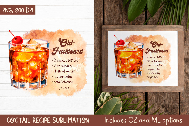 old-fashioned-cocktail-recipe-kitchen-towel-sublimation