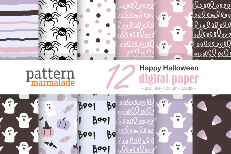 happy-halloween-digital-paper-mauve-purple-bw005d