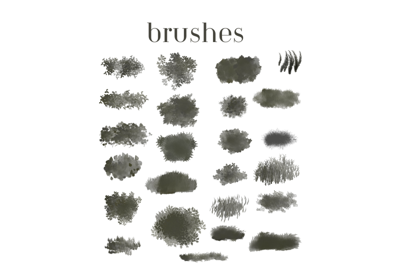 procreate-watercolour-nature-foliage-brushes-x-25