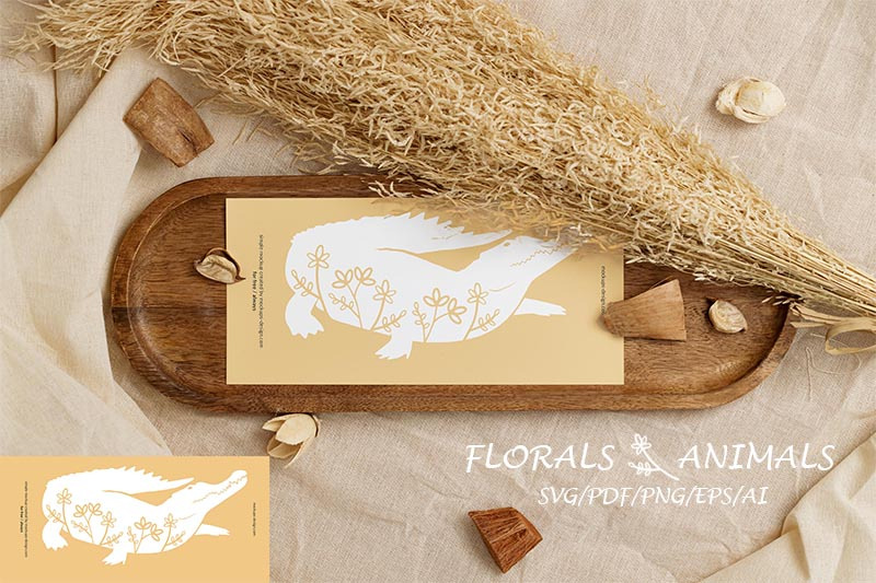 floral-animal-svg-digital-paper-summer-flower-laser