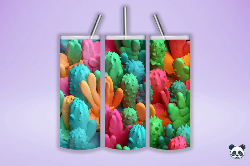 colorful-cactus-3d-seamless-pattern