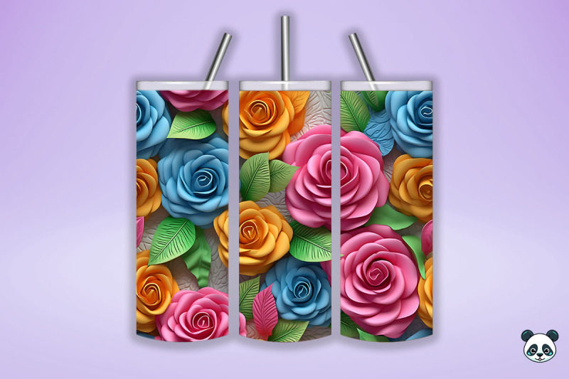 colorful-3d-rose-seamless-pattern-2