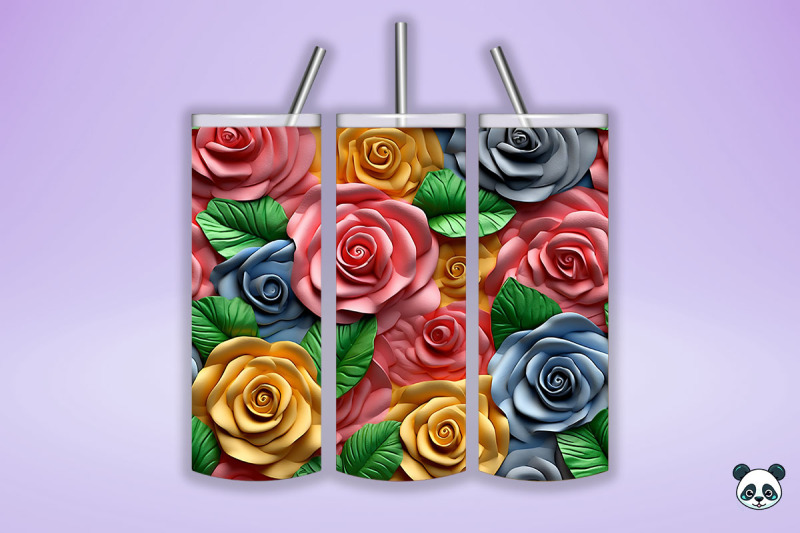 colorful-3d-rose-seamless-pattern-4