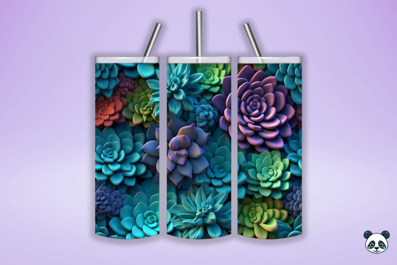 3d-succulent-plant-seamless-pattern