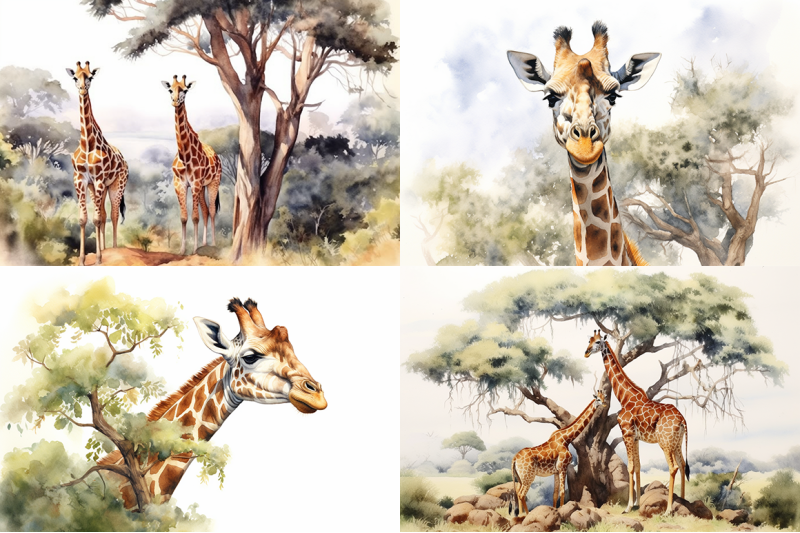 graceful-giraffes-illustrations-and-patterns