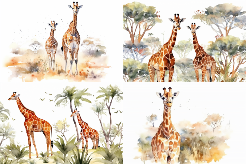 graceful-giraffes-illustrations-and-patterns