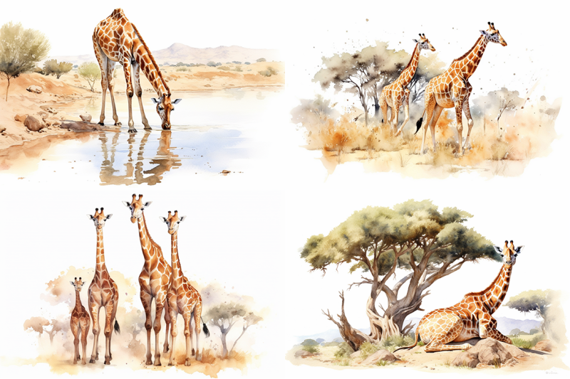 graceful-giraffes-illustrations-and-patterns