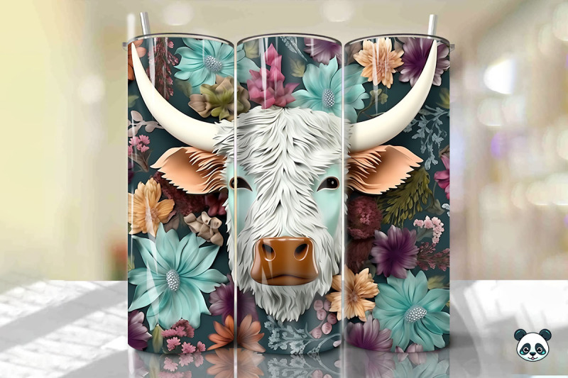 3d-highland-cow-tumbler-wrap-png-11