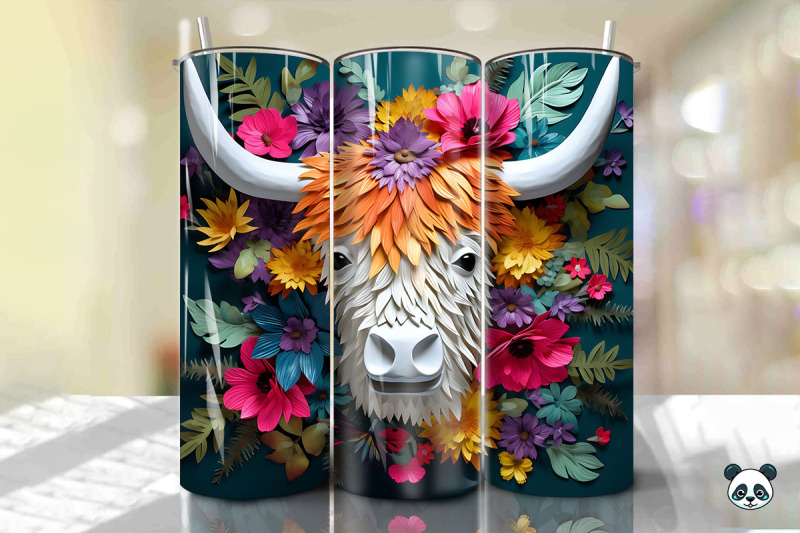 3d-highland-cow-tumbler-wrap-png-6