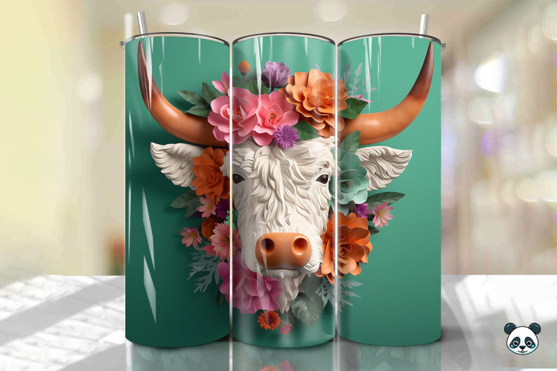 3d-highland-cow-tumbler-wrap-png-7