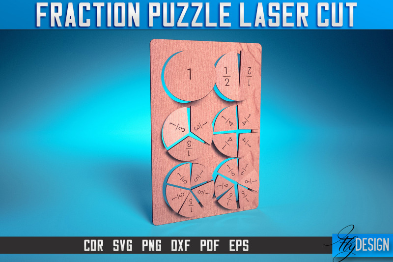 fraction-puzzle-laser-cut-svg-puzzle-game-laser-cut-svg-design-cnc