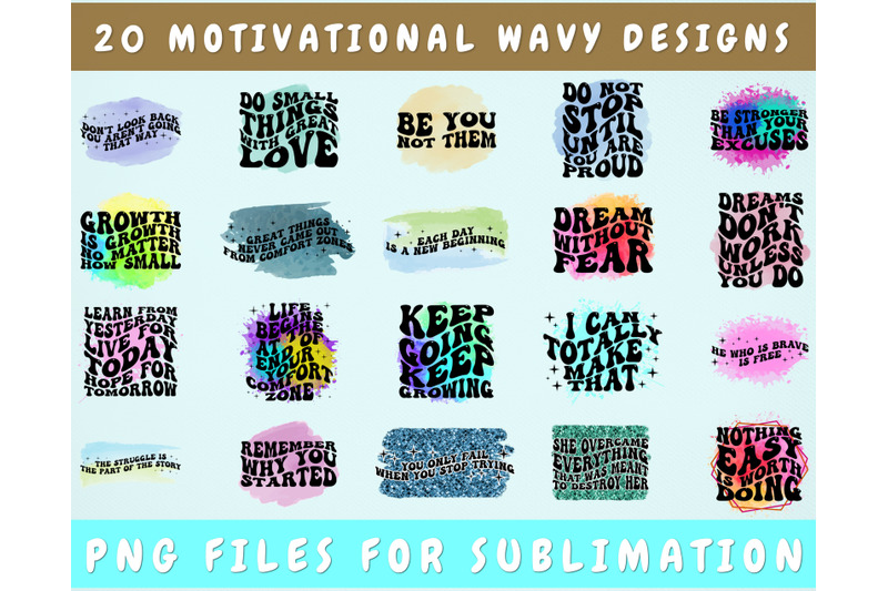 motivational-wavy-text-sublimation-designs-bundle-20-designs