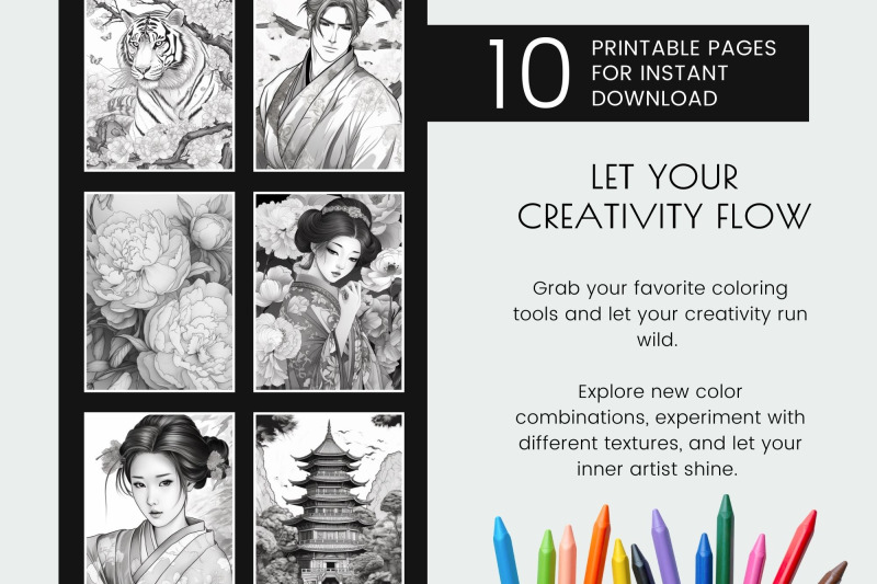 japanese-coloring-page-bundle-printable-adult-coloring-book