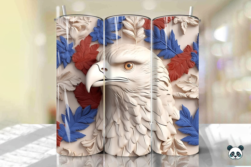 patriotic-eagle-3d-tumbler-wrap-png-10