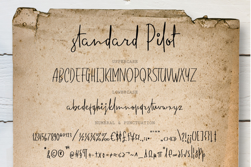 standard-pilot-signature-font