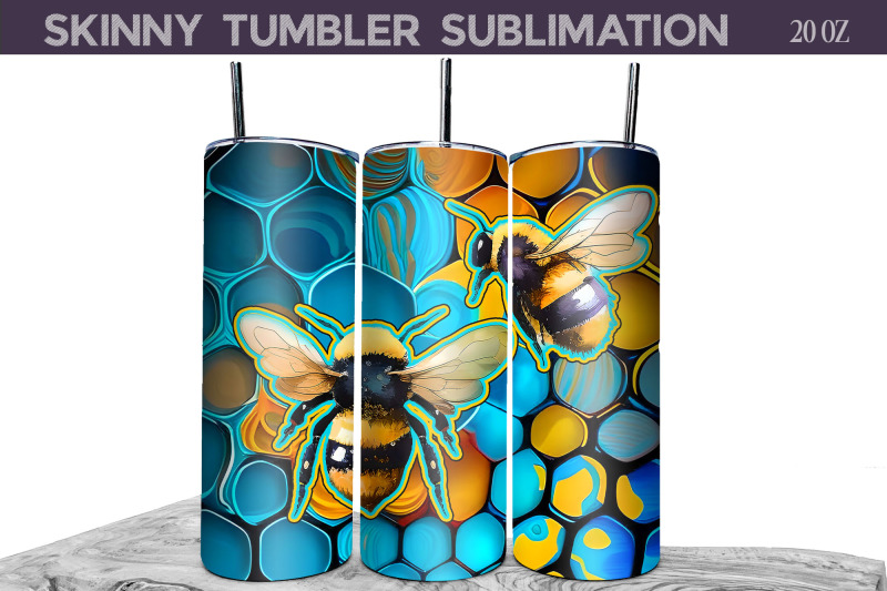 nbsp-bees-honeycomb-tumbler-stained-glass-bee-tumbler