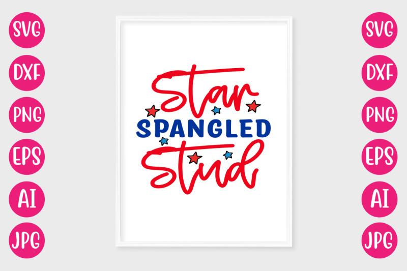 star-spangled-stud-svg-design
