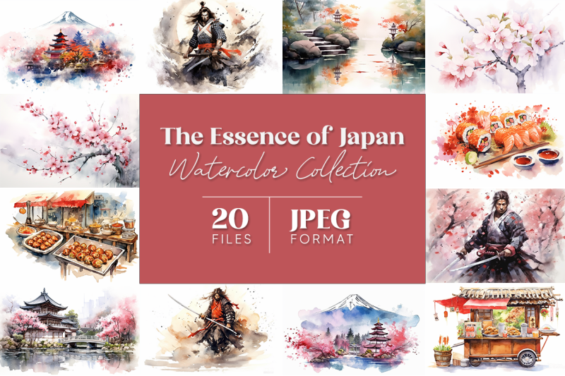 the-essence-of-japan-watercolor-collection