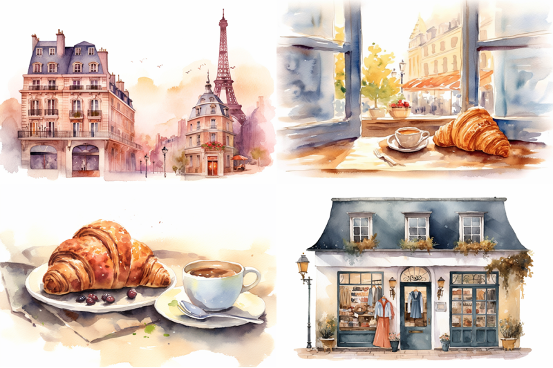 bonjour-france-watercolor-collection