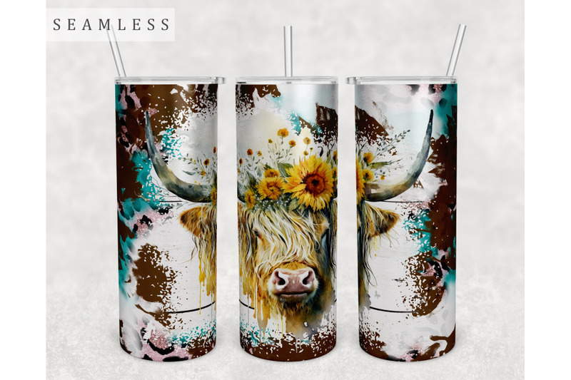 highland-cow-tumbler-wrap-20-oz-skinny-tumbler-sublimation-design