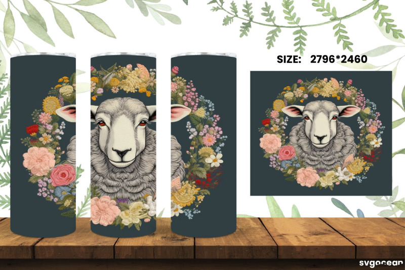 farm-animals-tumbler-wrap-embroidery-sublimation