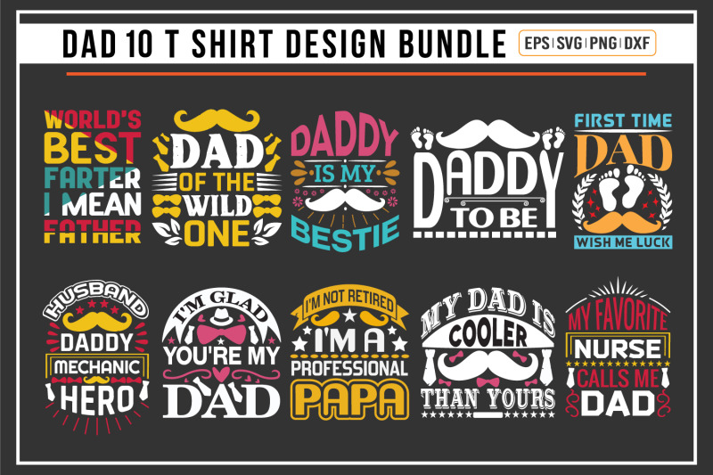 dad-typographic-lettering-quotes-design-vector