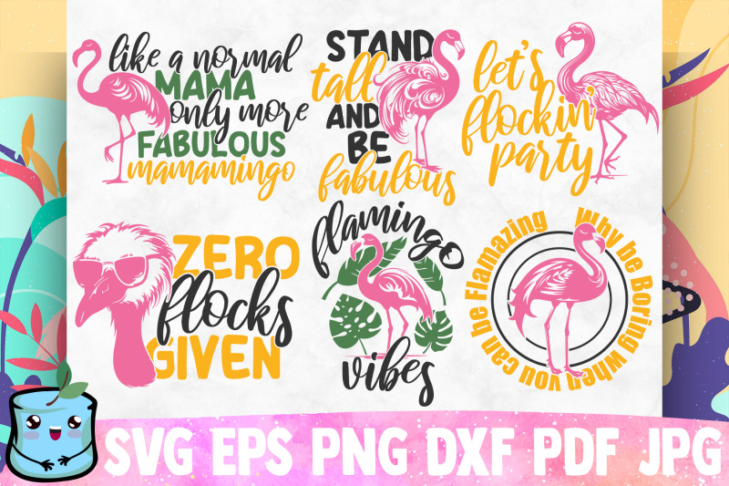 sassy-flamingo-svg-bundle