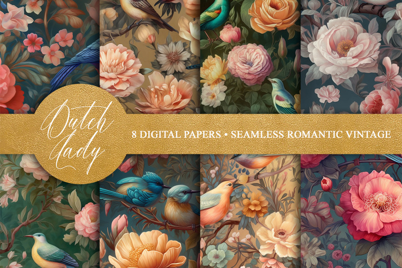 seamless-romantic-vintage-wallpaper-patterns