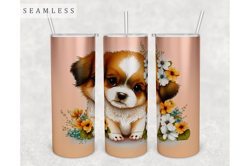 cute-puppy-tumbler-wrap-20-oz-skinny-tumbler-sublimation-design-png